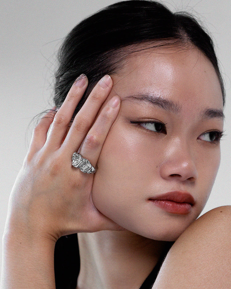 Alessia Ring - SIlver - Model - ISSHU