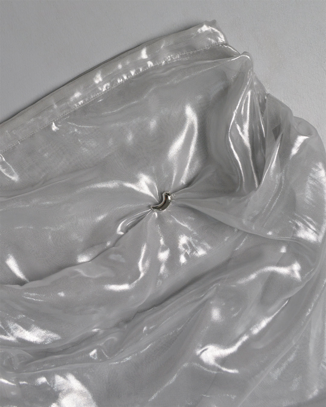 Drape Sheer Bean Skirt