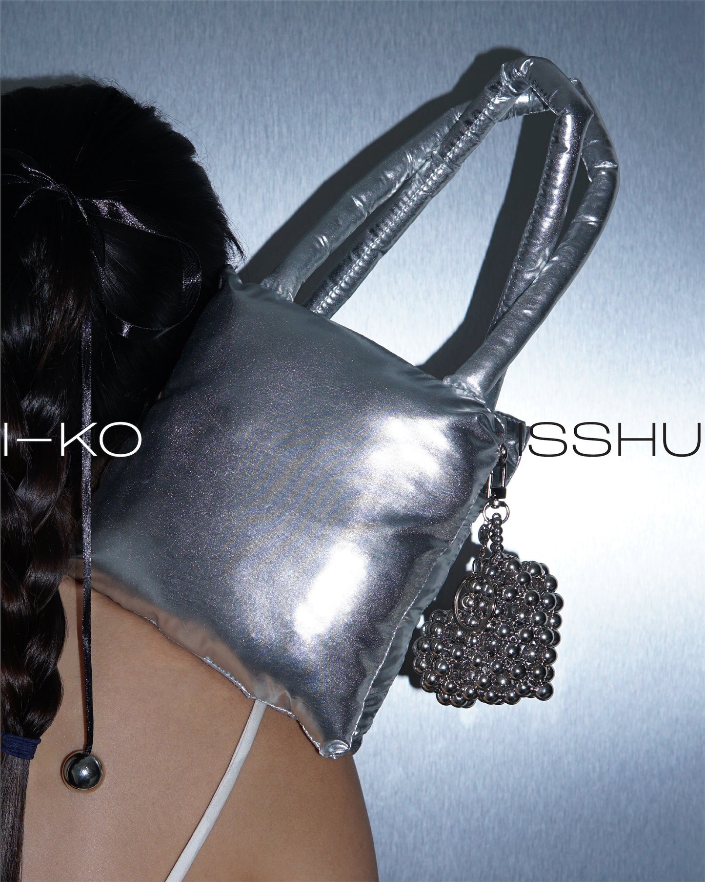 Silver Double Pillow Bag - ISSHU