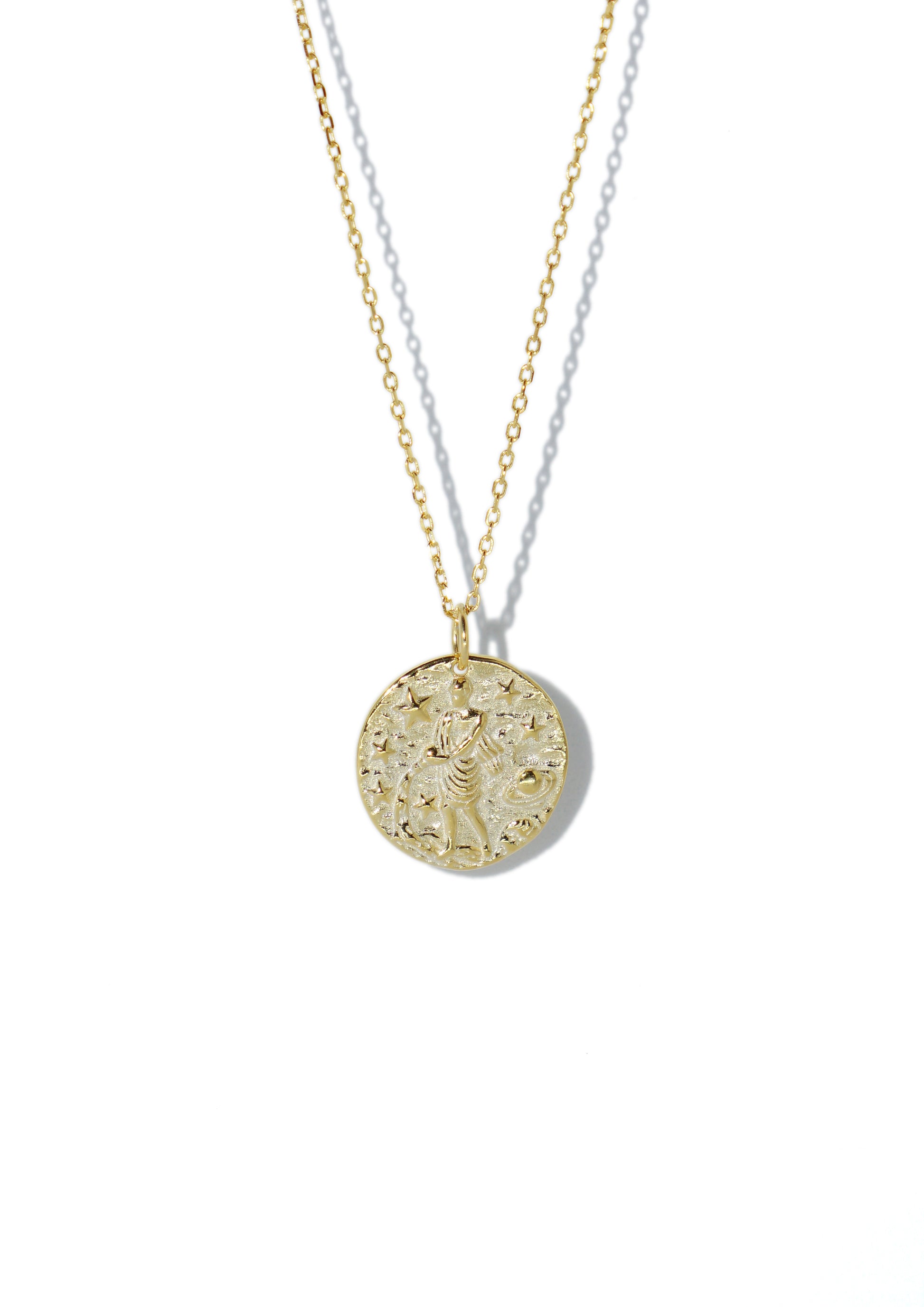 Aquarius Gold Necklace - Catalog - Front View