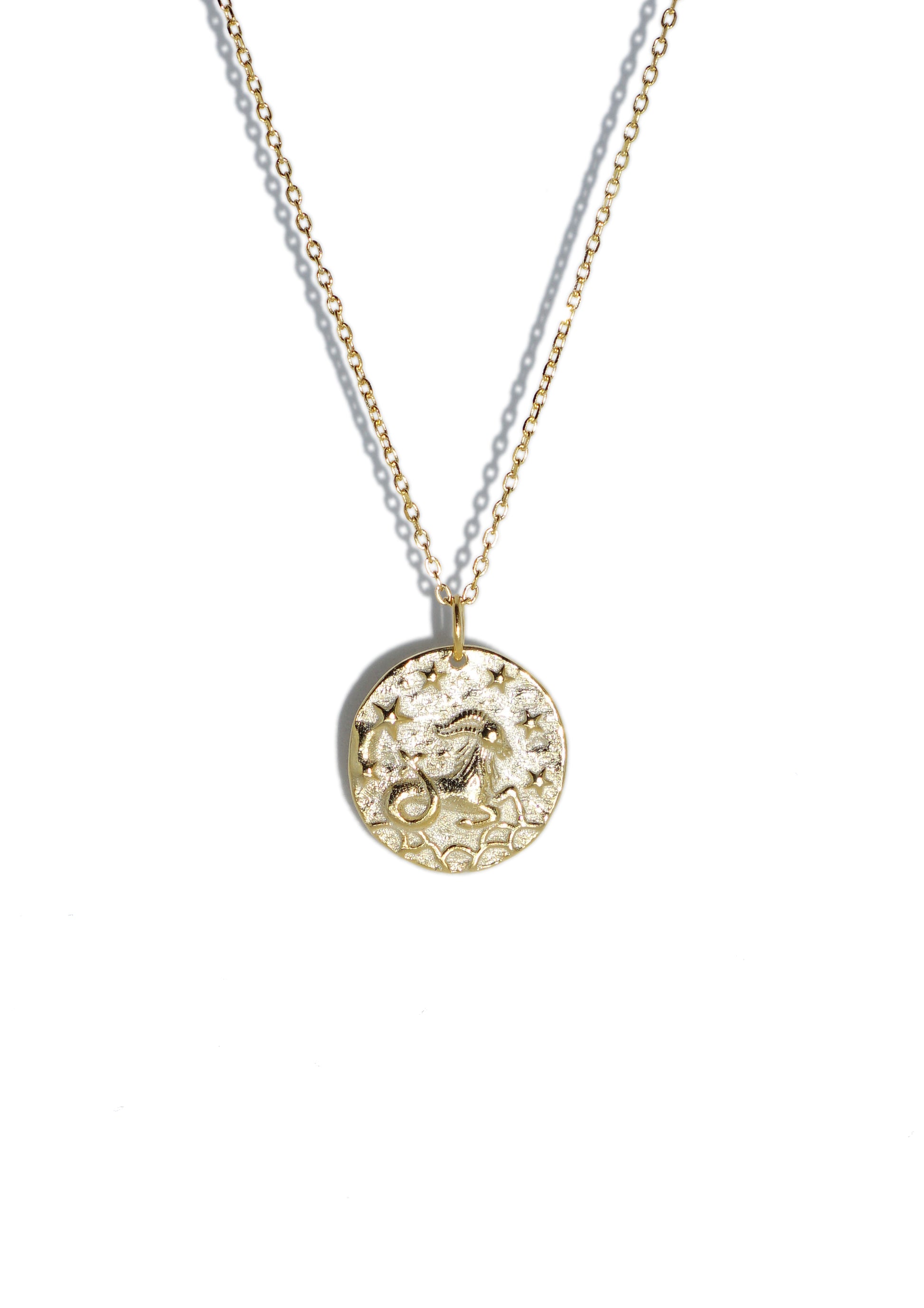 Eto Capricorn Gold Necklace - Catalog - Front View