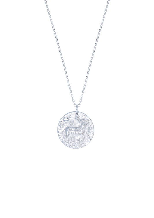 Aries Silver Necklace - Catalog - Front View