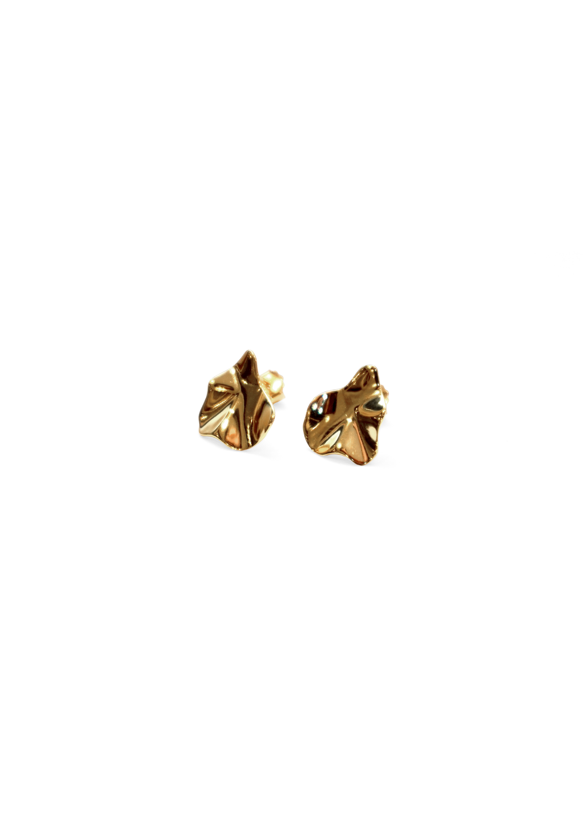 Haha Earrings - Gold - Pair - Catalog - Front View